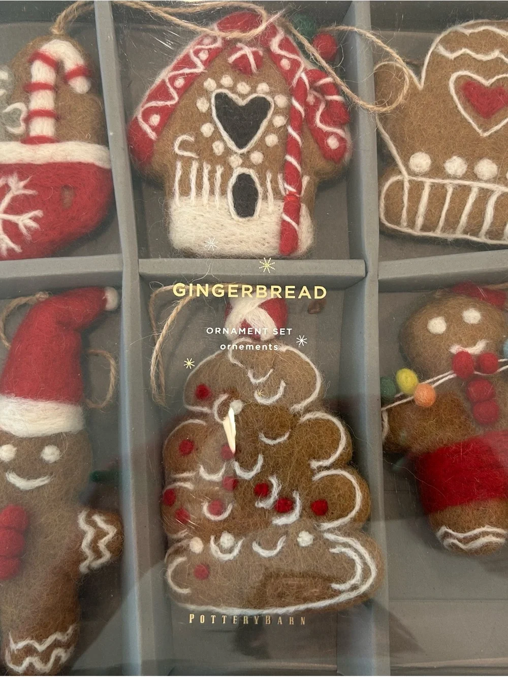 Pottery Barn festive gingerbread